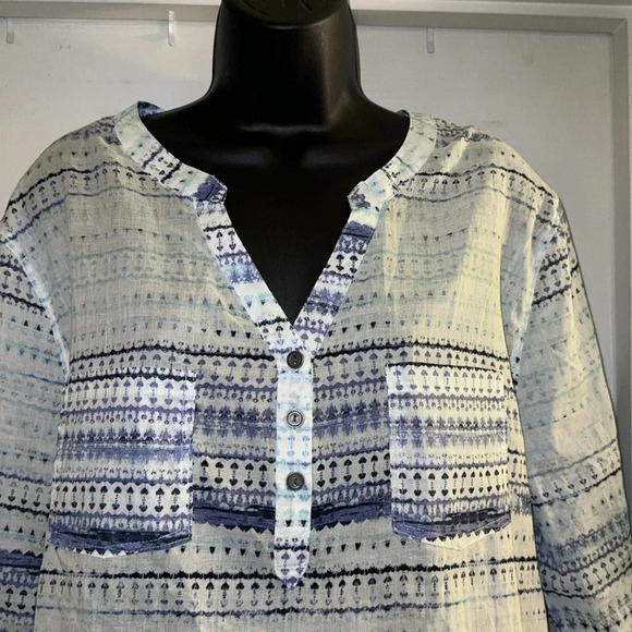 Ocean + Coast Beautiful Sheer Blouse - Picture 2 of 8